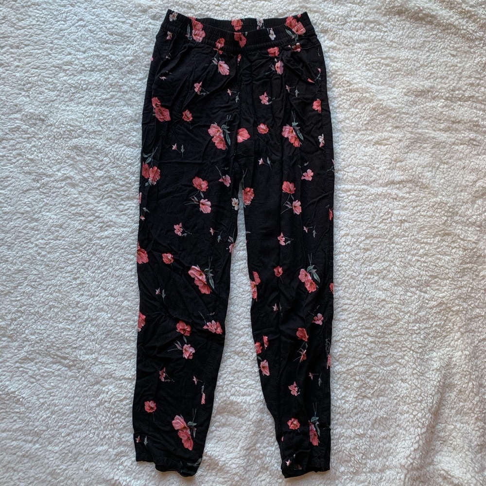 H&M Floral Loose Pants